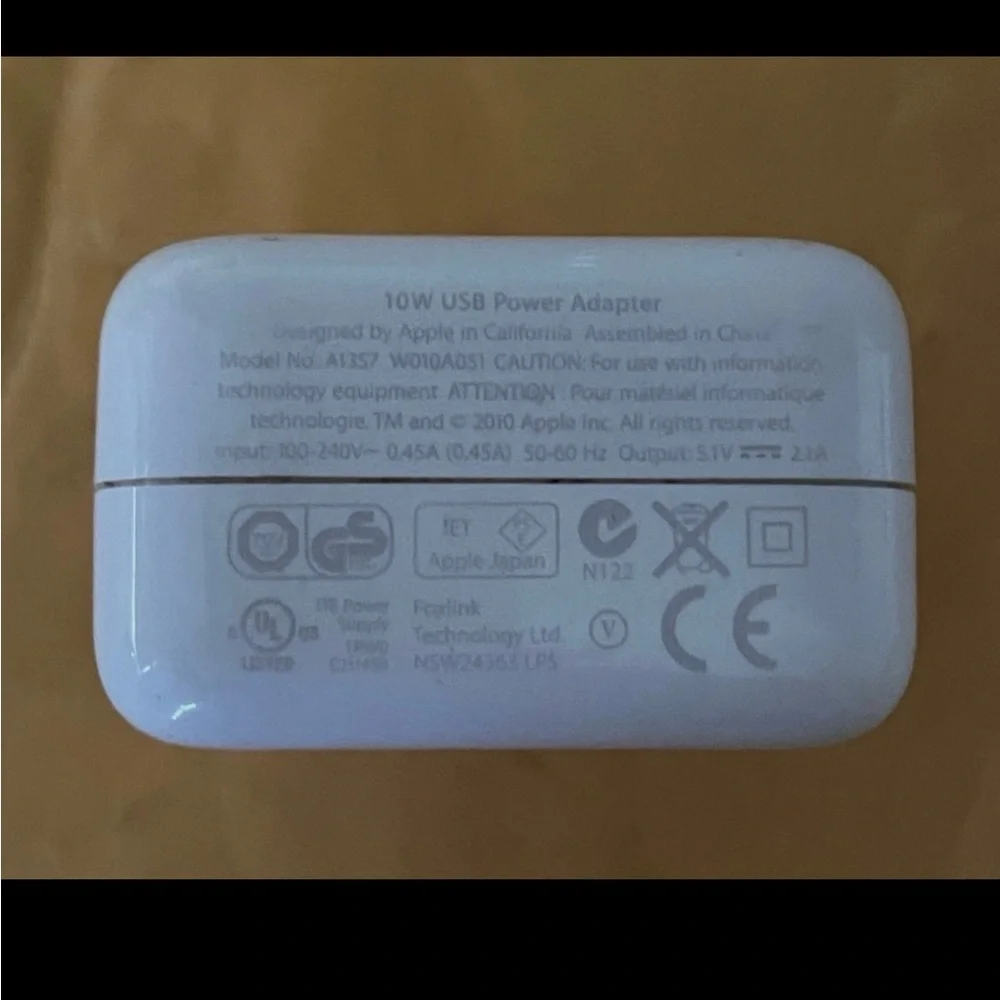 Apple 10w USB Power Adaptor White